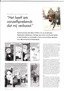 Interview in het Pulcri-blad; Dick Matena over Kees de jongen; 13 mei 2012